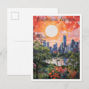Buenos Aires Argentinien Reise Ästhetik Postkarte