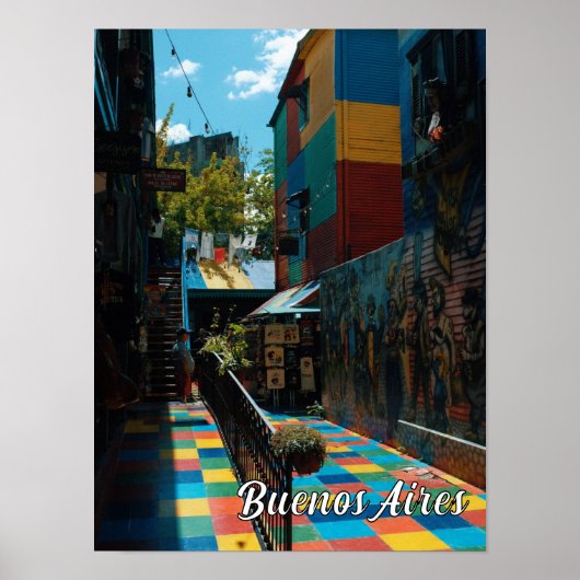 Buenos Aires Argentinien Reisefotografie Poster (Vorne)