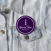 Buenos Aires Argentinien Retro Elegant Einfach Button (Beispiel)
