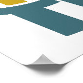 Buenos Aires Argentinien Retro Wave Poster (Ecke)