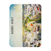 Buenos Aires Argentinien Schrift Malerei Magnet (Vertikal)