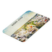 Buenos Aires Argentinien Schrift Malerei Magnet (Linke Seite)