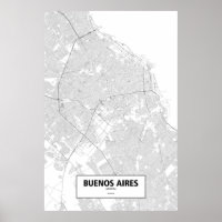 Buenos Aires, Argentinien (schwarz auf weiß)