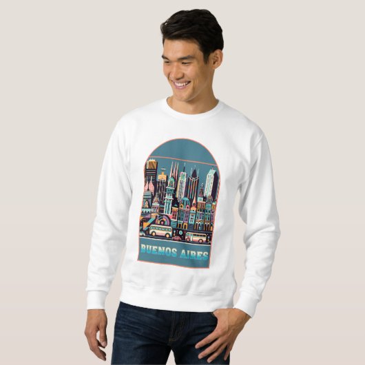 Buenos Aires Argentinien Sweatshirt (Vorne ganz)
