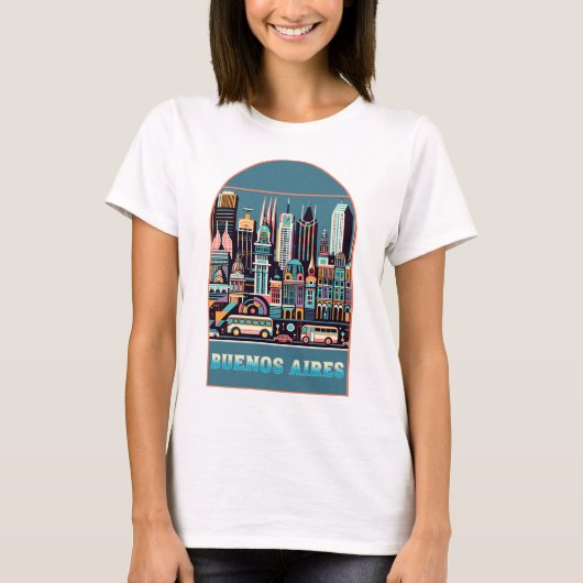 Buenos Aires Argentinien T-Shirt (Vorderseite)