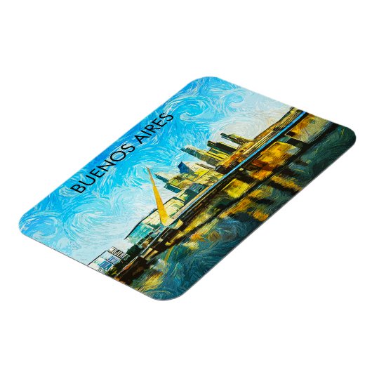 Buenos Aires Argentinien - Tyscape Magnet (Linke Seite)