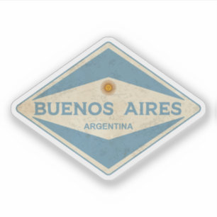 Buenos Aires Argentinien Vintag Aufkleber