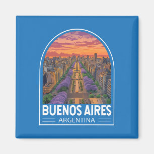 Buenos Aires Argentinien Vintag Magnet