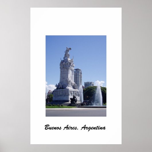 Buenos Aires, Argentinienposter Poster (Vorne)