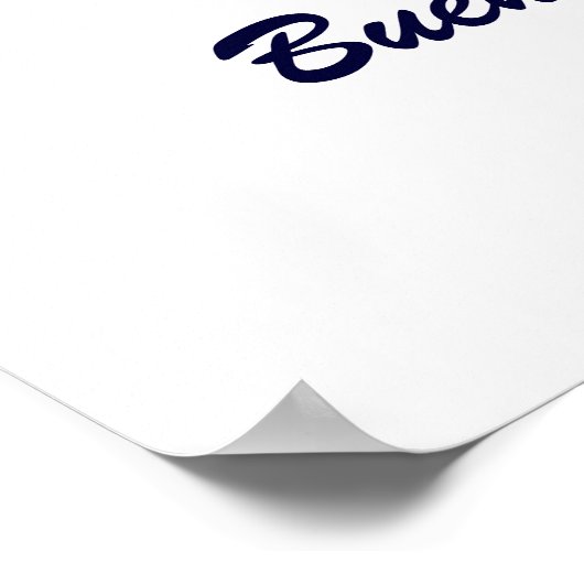 Buenos Aires, Argentinienposter Poster (Ecke)