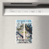 Buenos Aires Argentiniens Skyline-Abbildung Magnet (In Situ (Geschirrspüler))