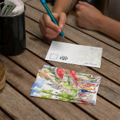 Buenos Aires Argentiniens Wasserfarbe Postkarte