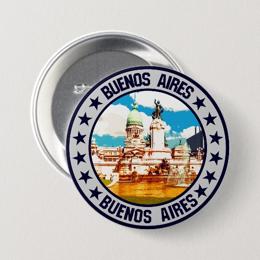 Buenos Aires Button (Vorne & Hinten)