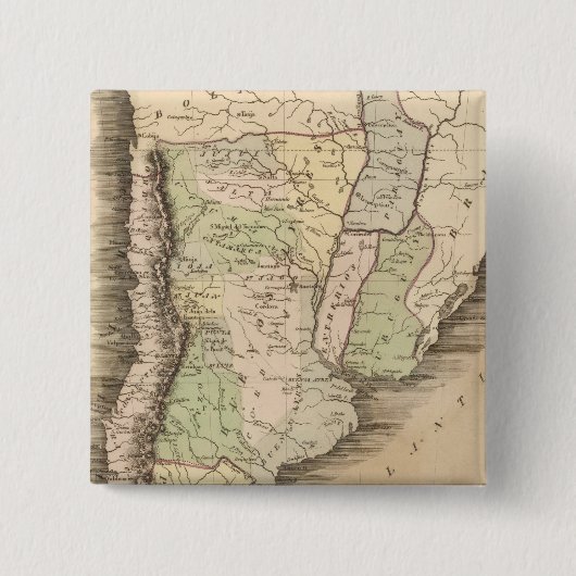 Buenos Aires, Chile und Patagonien Button (Vorderseite)