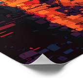 Buenos Aires City Skyline Poster - Argentinische K (Ecke)