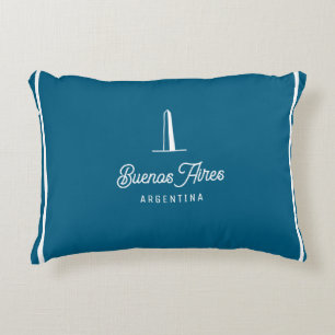 Buenos Aires City Vintage Retro Elegant Dekokissen