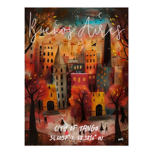 Buenos Aires: Ciudad de Tango Poster (Vorderseite)