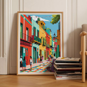 Buenos Aires Druck Argentinien Druck La Boca Druck Poster