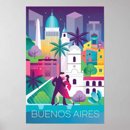Buenos Aires Druck Poster (Vorne)