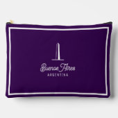 Buenos Aires Elegant Minimal Retro Zubehörtasche (Vorderseite)