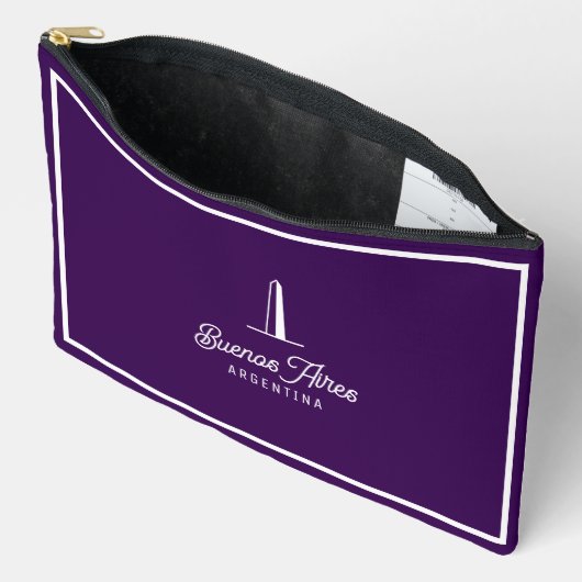 Buenos Aires Elegant Minimal Retro Zubehörtasche (Offen)