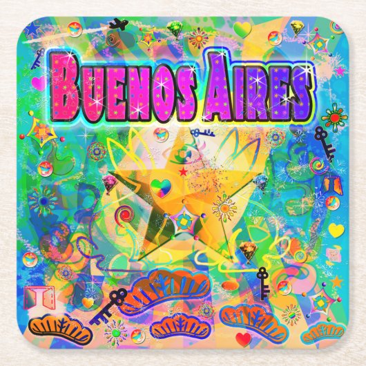 Buenos Aires Epoch Hour Untersetzer (Vorderseite)