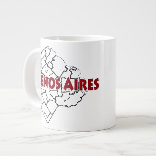 Buenos Aires Jumbo-Tasse (Vorderseite Links)