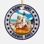 Buenos Aires Keramik Ornament (Vorne)