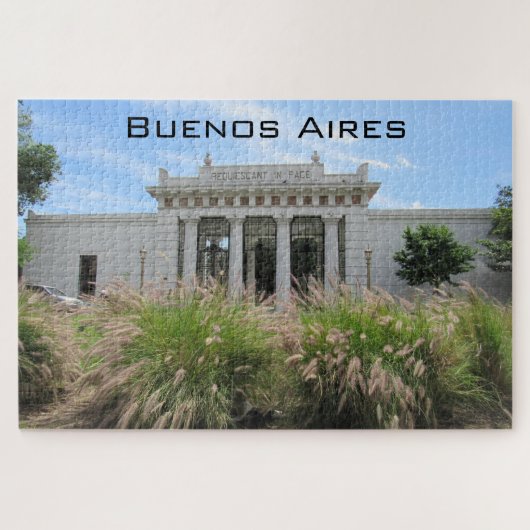Buenos aires la recoleta puzzle (Horizontal)