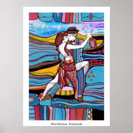 Buenos Aires, la Reina del Plata Tango Poster (Vorne)