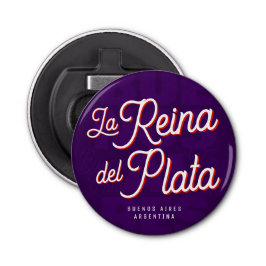 Buenos Aires "La Reina del Plata" typography Art Flaschenöffner
