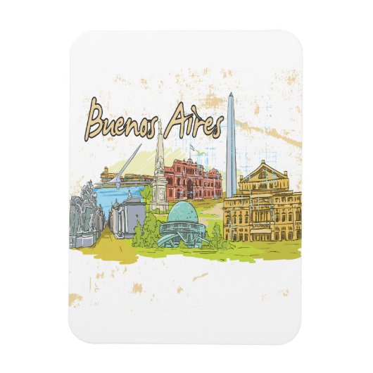 Buenos Aires Magnet (Vertikal)