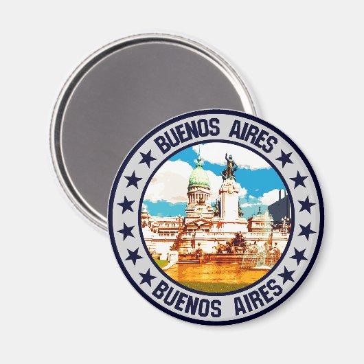 Buenos Aires Magnet (Vorderseite/Rückseite)