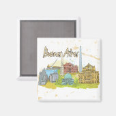 Buenos Aires Magnet (Vorderseite/Rückseite)