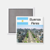 Buenos Aires Magnet (Vorderseite/Rückseite)