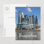 buenos aires modern postkarte (Vorne/Hinten)