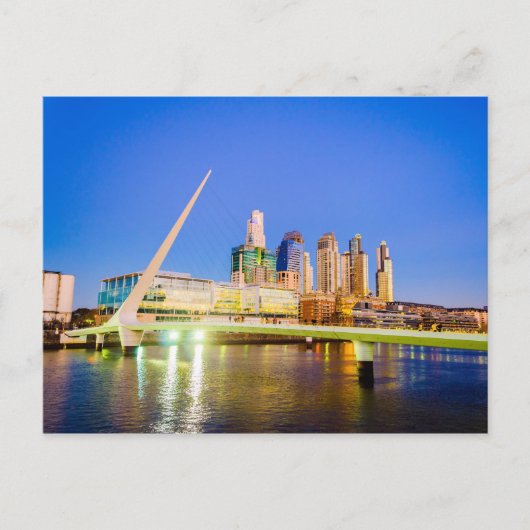 Buenos Aires Nocturna Postkarte (Vorderseite)