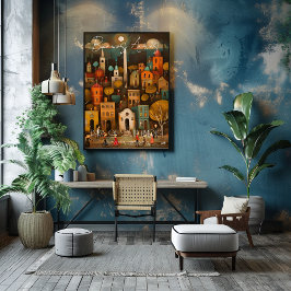 Buenos Aires: Paris of South America - Whimsical Poster