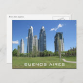 Buenos Aires Park Postkarte (Vorne/Hinten)