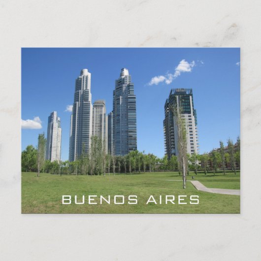 Buenos Aires Park Postkarte (Vorderseite)
