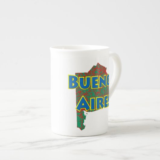 Buenos Aires Porzellantasse (Vorderseite Rechts)