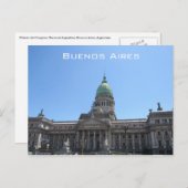 Buenos Aires Postkarte (Vorne/Hinten)