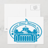Buenos Aires Postkarte (Vorne/Hinten)