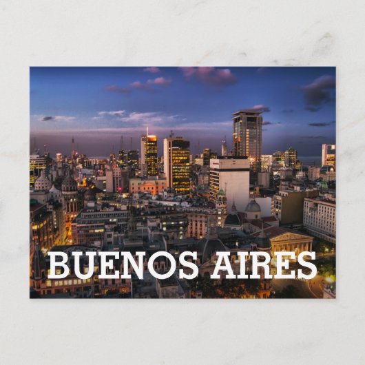 Buenos Aires Postkarte (Vorderseite)