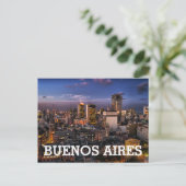 Buenos Aires Postkarte (Stehend Vorderseite)