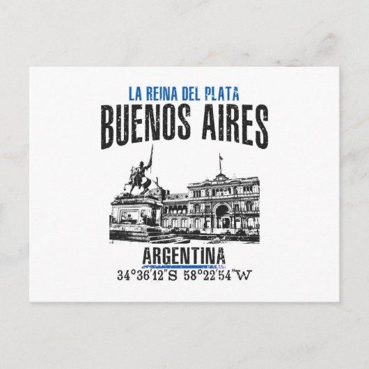 Buenos Aires Postkarte (Vorderseite)