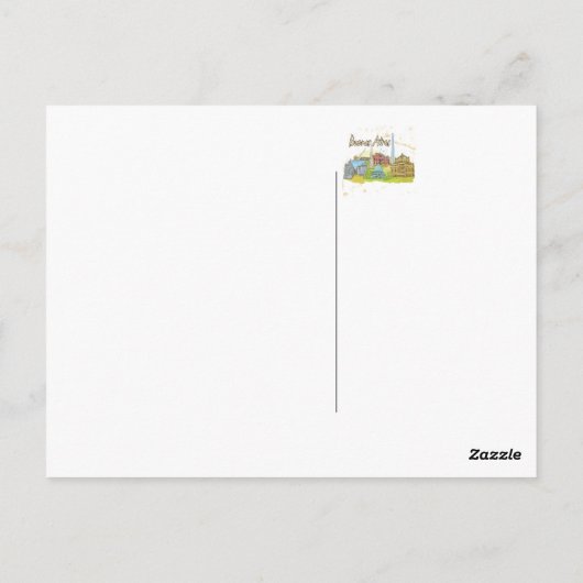 Buenos Aires Postkarte (Rückseite)