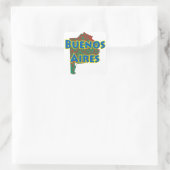 Buenos Aires Quadratischer Aufkleber (Tasche)