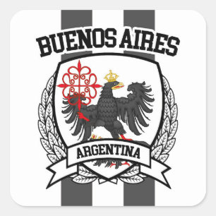 Buenos Aires Quadratischer Aufkleber