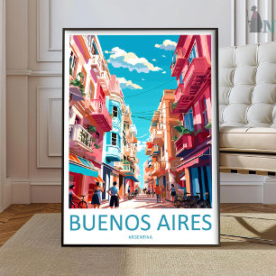 Buenos Aires Reise Druck Wandkunst Buenos Aires Wa Poster